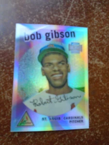2001 Topps Archives - Bob Gibson # 514 Refractor. NM. - Picture 1 of 4