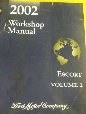 Ford Escort 2002 volumen 2 manual de servicio concesionario taller libro de reparación Foto 1 de 4