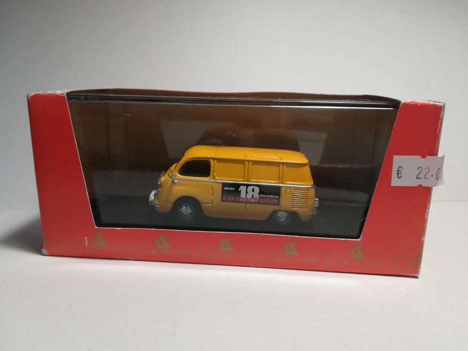 GIOCHER Fiat furgone pubblicitario AMARO 18 ISOLABELLA sc. 1:43 - Immagine 1 di 4