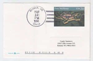 TurtlesTradingPost- Arkansas- Beaver, AR 1998- Hand Cancel On Card - Picture 1 of 1