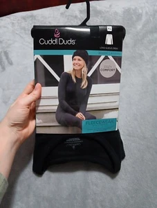 Cuddl Duds FLEECE WEAR With Stretch Long Sleeve Crew Warm Layers (BLACK) Sz: XL - Picture 1 of 5