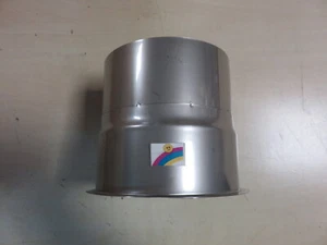 Edelstahl Abgasrohr Rauchrohr Wandfutter 150 für Heizwert / Kaminofen - Bild 1 von 1