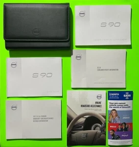 2017 Volvo S90 Factory Owners Manual Supplement Set & Case *OEM* - Foto 1 di 7