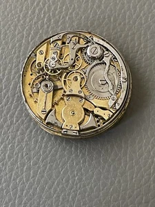 Vintage Pocket Watch Quarter Repeater Chronograph Balance Ok. Read Description - Bild 1 von 10