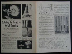 Metal Spinning Complete How-To INFO & Project PLANS - Bild 1 von 2