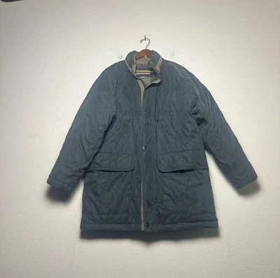 RFT Rainforest Puffer Full Zip Coat Jacket Men Outerwear M Green Quilted Lining - Image 1 of 4