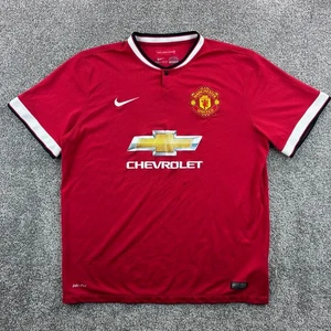Nike Manchester United Trikot Herren XL Rot 2014/15 Home Shirt Team 611031-624 - Bild 1 von 7