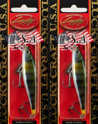 (LOTE DE 2) PUNTERO LUCKY CRAFT 78SP 3/8 OZ PT78SP-149 BILLÓN AZUL BEBÉ E2106 Foto 1 de 3