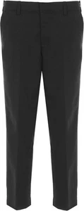 Boys Generous Half Elasticated Waist Sturdy Fit School Trousers Size S,M,L,XL - Picture 1 of 4