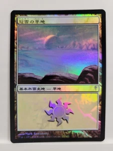Japanese Foil Snow-Covered Plains Coldsnap CSP MTG - Picture 1 of 1