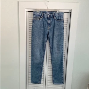 Jean droit bleu clair Banana Republic taille 33x32 coupe slim. - Photo 1/10