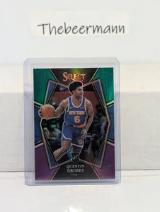 2021-22 Panini Select Quinten Grimes RC Premier Tri Color Prizm #159 NY Knicks - Picture 1 of 2