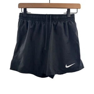 Nike Youth Dri-Fit Black Athletic Shorts Size XL Lightweight Breathable Sports - Picture 1 of 7