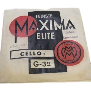 maxima feinste elite cello g 3te saite goldin ff. geschliffen - Bild 1 von 9