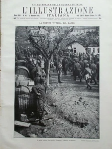 L'illustrazione Italiana 12 Novembre 1916 WW1 Duomo Gorizia Vittoria sul Carso - Picture 1 of 1