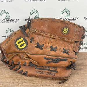 Wilson A2051 DFS3 Custom Fit 12,5" Leder Baseball Handschuh braun RHT - Bild 1 von 10