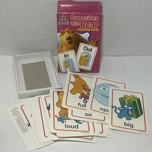Bear In The Big Blue House Opposites With Bear Learning Cards Vintage Bendon - Picture 1 of 3