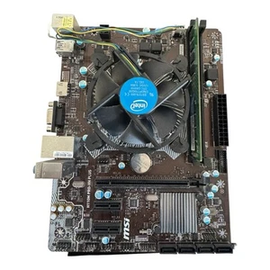 Asus H110M PRO-VH PLUS + Intel i5 7400 CPU + 8GB DDR4 RAM + COOLER + IO SHIELD - Photo 1/5