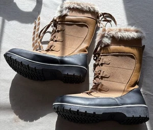 Universal Thread Schneestiefel Damen Größe 11 Kunstfell Berg Wandern Schnee NEU - Bild 1 von 4