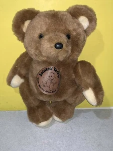 Older Dan Dee Plush Chubby Tan Colored Jointed Limbs Teddy Bear 16" Tall - Bild 1 von 3