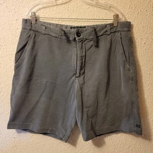 Billabong Double Standard Men's Size 38 Black Shorts Chino Casual Flat Front - Picture 1 of 7