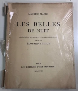 Belles de Nuit, by Maurice Magre, illustrated by Edouard Chimot; 1st ed.; signed - Imagen 1 de 24