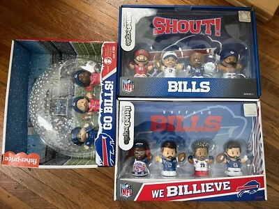 2022 2023 2024 Little People Collector Buffalo Bills Fisher Price exclusivo de la NFL Foto 1 de 4