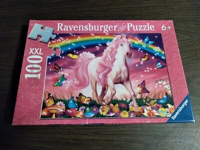 Rompecabezas Ravensburger Glitter Horse Dream Kids 100XXL 6+ 2008 Ed 139279 Alemania Foto 1 de 4