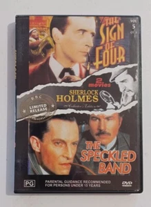 Sherlock Holmes - The Sign of Four / The Speckled Band DVD Region 4 Free Post - Picture 1 of 7