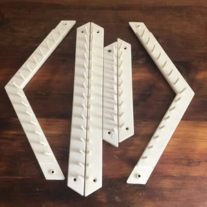 Vtg Hexagon Weaving Loom 2 Angled Pieces 2 Large & 2 Small Straight Pot Holder - Bild 1 von 7