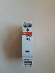 Contattore modulare ABB ESB 20-20 230vac 20A - Foto 1 di 2