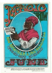 BIG BROTHER JOPLIN CANNED HEAT AVALON BALLROOM FAMILY DOG POSTCARD FD-65 B-9 - Picture 1 of 2