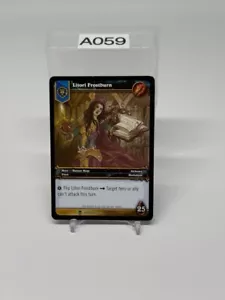 Litori Frostburn # 5/361 World of Warcraft TCG Card 2006 Heroes Azeroth - Picture 1 of 2