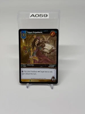 Cartão TCG Litori Frostburn # 5/361 World of Warcraft 2006 Heroes Azeroth - Imagem 1 de 2