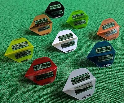 30 Pentathlon Power Max  HD 150 Dart Flights 10 Sets longlife No.2 oder 15er Mix - Bild 1 von 4
