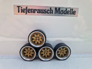 1:18 Echt Alu Felgen Audi VW Mercedes Opel BMW Tuning - Bild 1 von 1