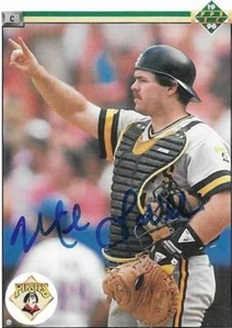 MIKE LAVALLIERE Autographed Signed 1990 Upper Deck card #578 Pittsburgh Pirates - Picture 1 of 1