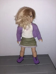 American Girl bambola 18" capelli biondi occhi azzurri - Foto 1 di 4