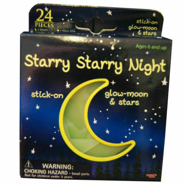Kandy TY5903 Toys Starry Starry Night Stick-on Glow Stars - Pack of 24
