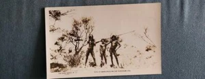 Vintage postcard Circa 1914 Type of Aboriginals met by surveyors 1914 - Bild 1 von 2