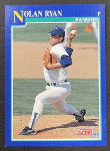 1991 Score Baseball - #4 Nolan Ryan - Texas Rangers