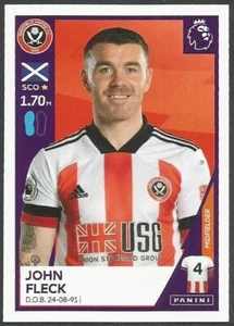 PANINI FOOTBALL 2021 PREMIER LEAGUE- #482-SHEFFIELD UNITED-JOHN FLECK - Picture 1 of 1