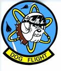 USAF US Airforce Dog Flight Sticker 4 Inch Dia