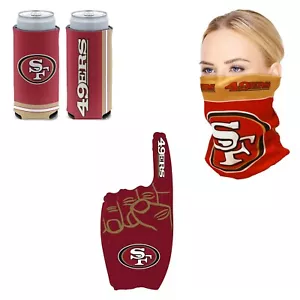 NEW NFL Super Bowl FInals Football Licensed San Francisco 49ERS 3 PC Combo - Picture 1 of 4