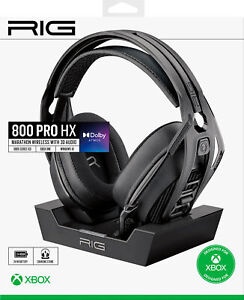 RIG - 800 Pro HX Wireless Headset and Base Station for Xbox Black - Black VG
