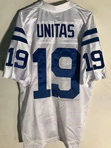 Reebok Premier NFL Jersey Baltimore Colts Johnny Unitas White sz 2X - Picture 1 of 2
