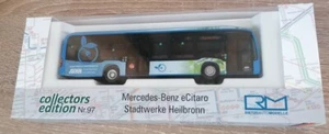 Rietze 75510 - 1/87 Mercedes-Benz Ecitaro Stadtwerke Heilbronn - New - Picture 1 of 1