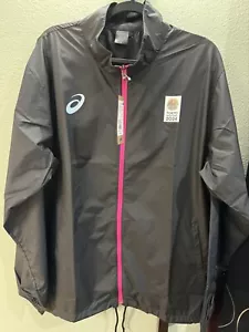 ASICS Tokyo Marathon 2024 Souvenirjacke dunkelgrau Größe 2XL - Bild 1 von 3