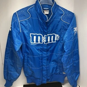 Vintage Chase Authentics M&M’s NASCAR Women’s Jacket Medium #38 Blue - Picture 1 of 10