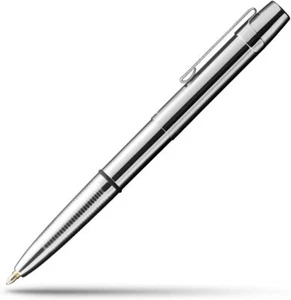 Fisher Space Stift Kugelschreiber 400 Serie X-Mark flache Kappe Chrom mit Clip Geschenkverpackung - Bild 1 von 4